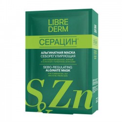 Маска, Librederm (Либридерм) 30 г №5 Серацин альгинатная себорегулирующая для проблемной кожи