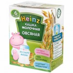 Кашка молочная, Heinz (Хайнц) 200 г жидкая овсяная с 6 мес